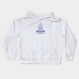 Ouessant my daily life - Brittany Morbihan 56 BZH Sea Island of Ouessant Kids Hoodie